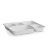 5 Deep Compartments Sugarcane tray 400pc/ctn